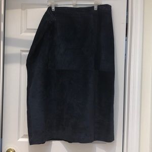 Plus size August Max Woman Suede Skirt